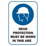 Head Protection must be worn in this area