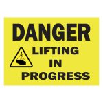 Lifting in progress