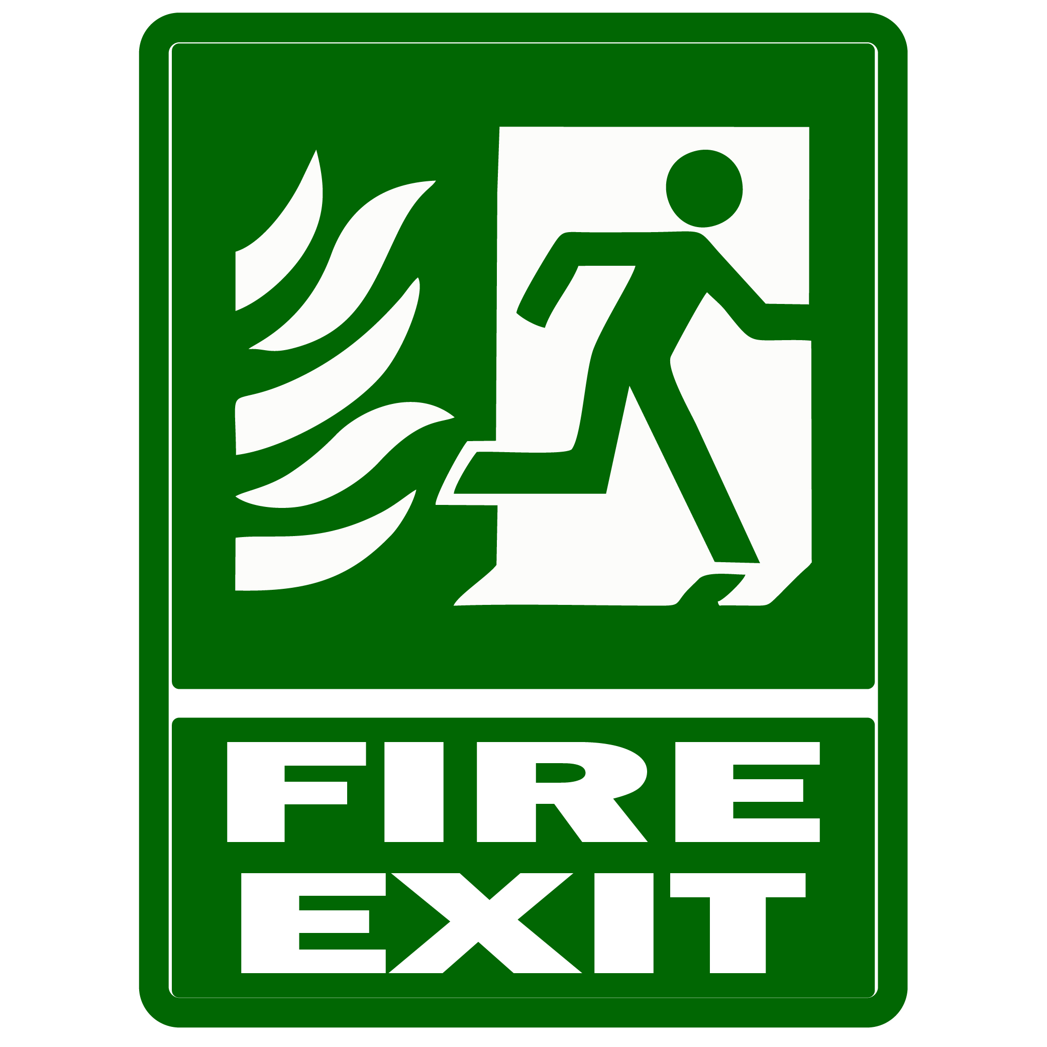 FIRE SAFETY-8-01 Fire Exit - Image 1