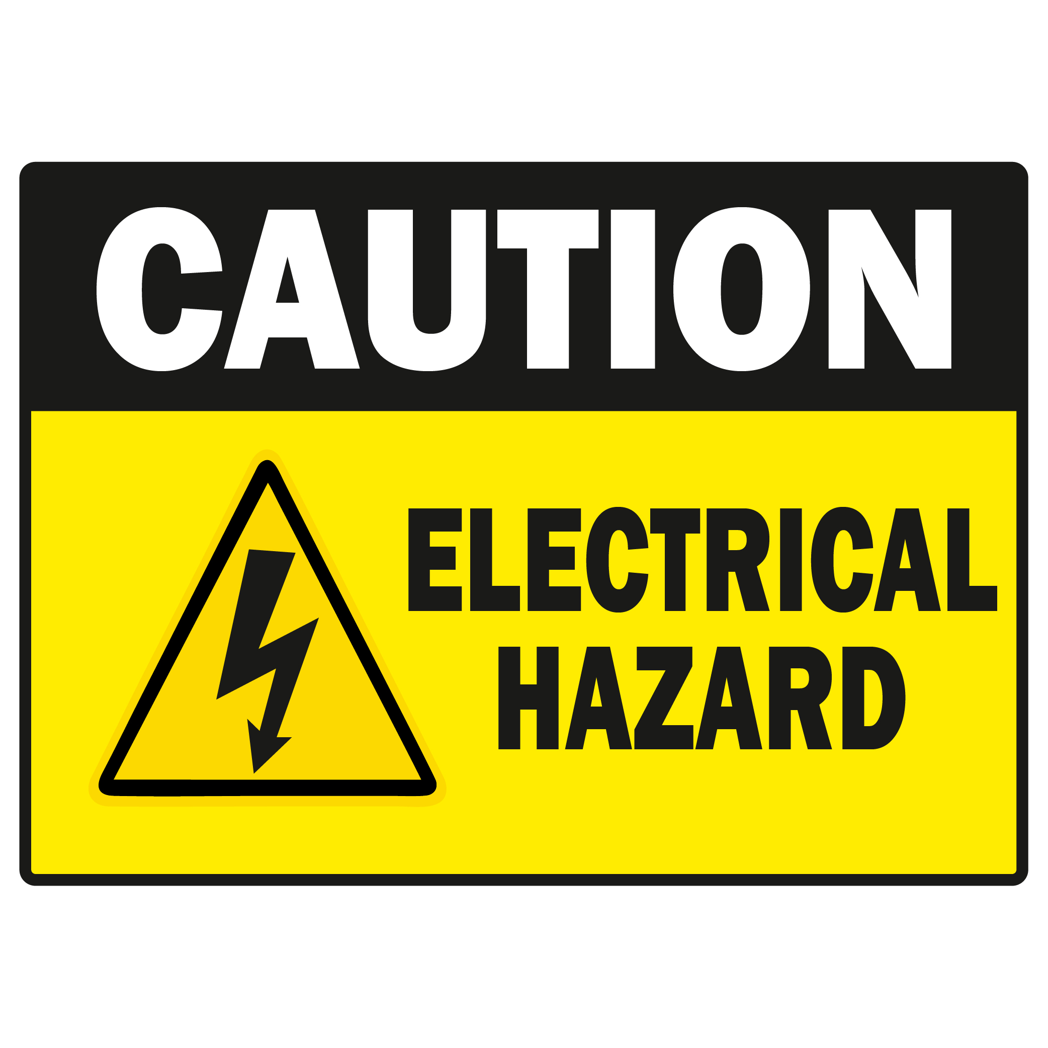 electrical safety-2-01 Caution - Image 1